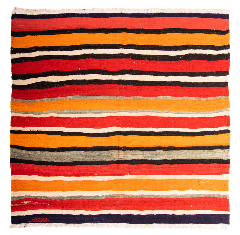 Kelim Teppich Old 170x180cm - mehrfarbig