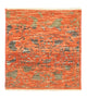 Designer Teppich 60x61cm - orange