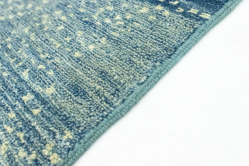 Designer Teppich 61x62cm - hellblau