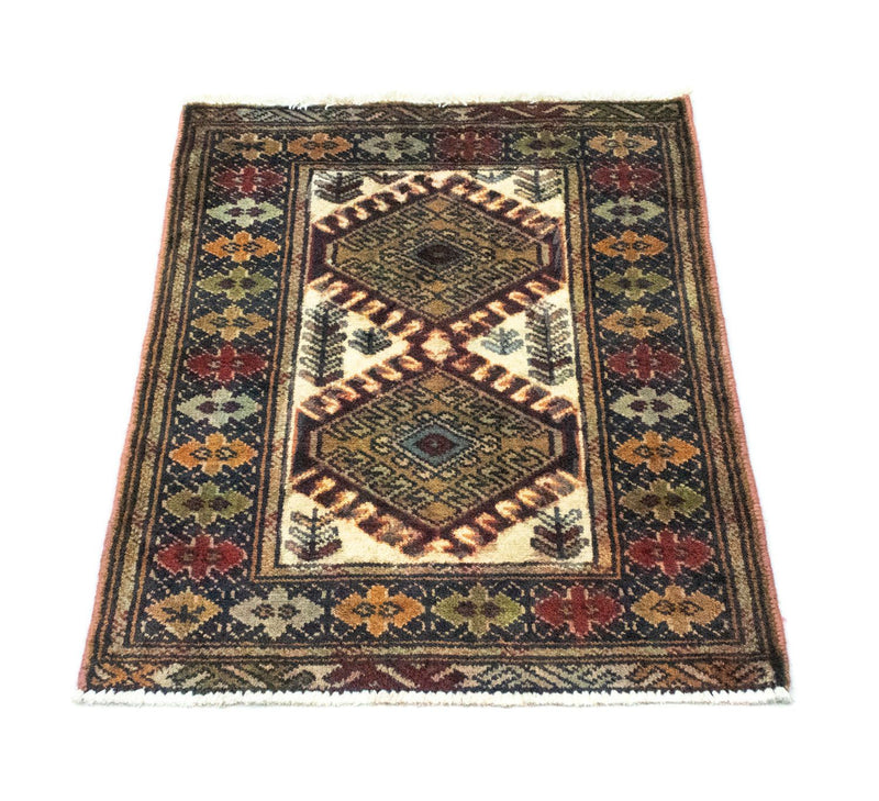 Turkaman Teppich 60x86cm - Orientteppich - beige