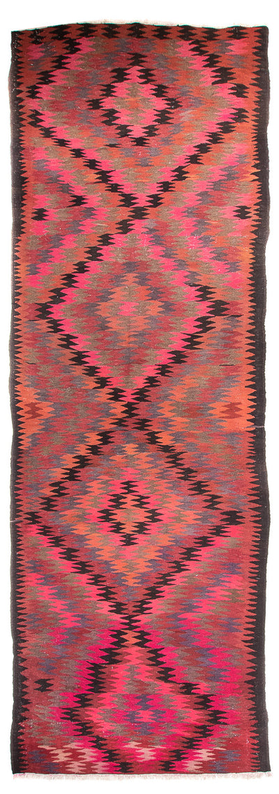 Kelim Teppich Old 130x420cm - mehrfarbig