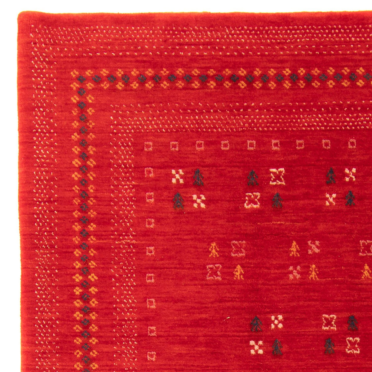 Gabbeh Teppich - Loribaft Softy 137 x 200 cm - mehrfarbig