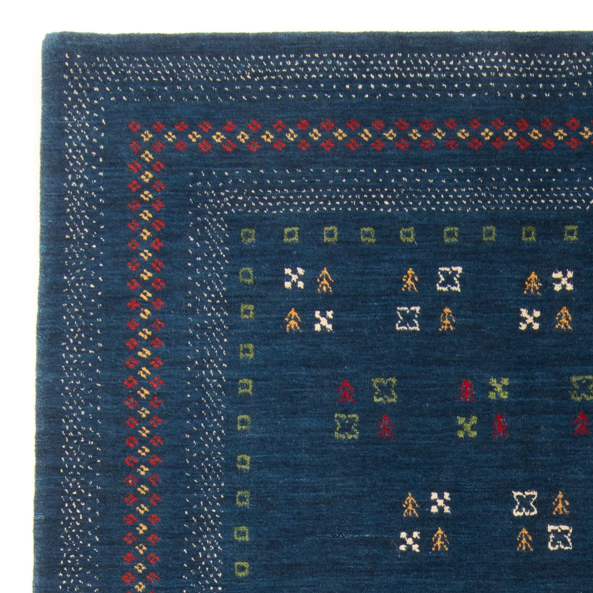 Gabbeh Teppich - Loribaft Softy 143 x 197 cm - mehrfarbig