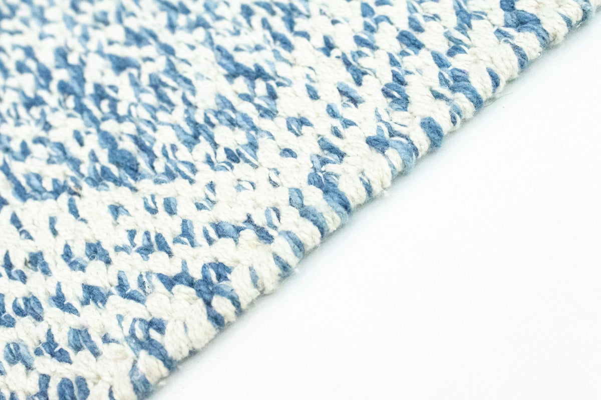 Kelim Modern Teppich 62x92cm - hellblau