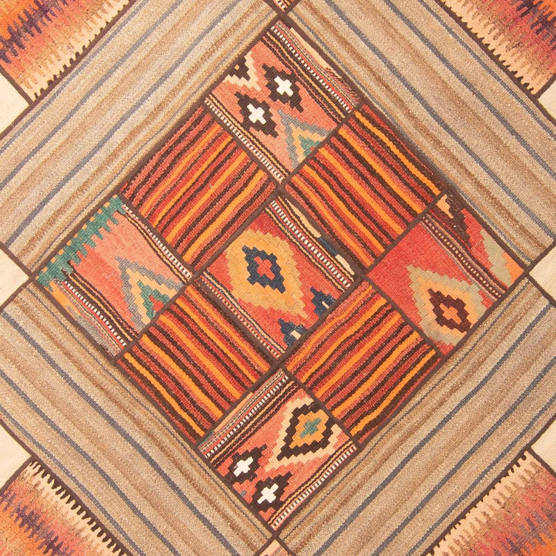 Patchwork Teppich 160x230cm - Orientteppich - mehrfarbig