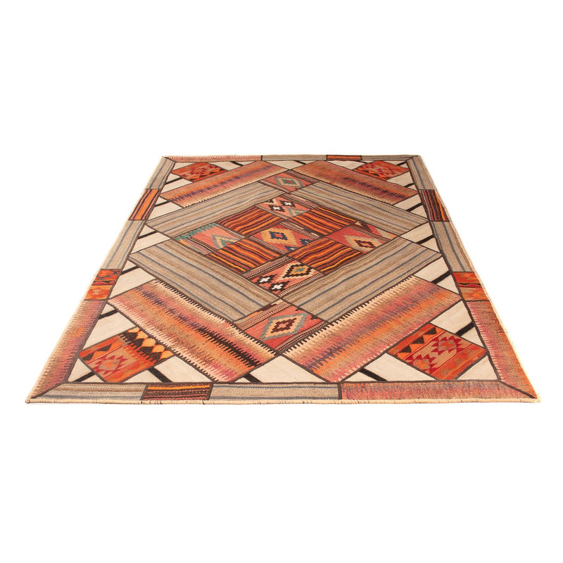 Patchwork Teppich 160x230cm - Orientteppich - mehrfarbig