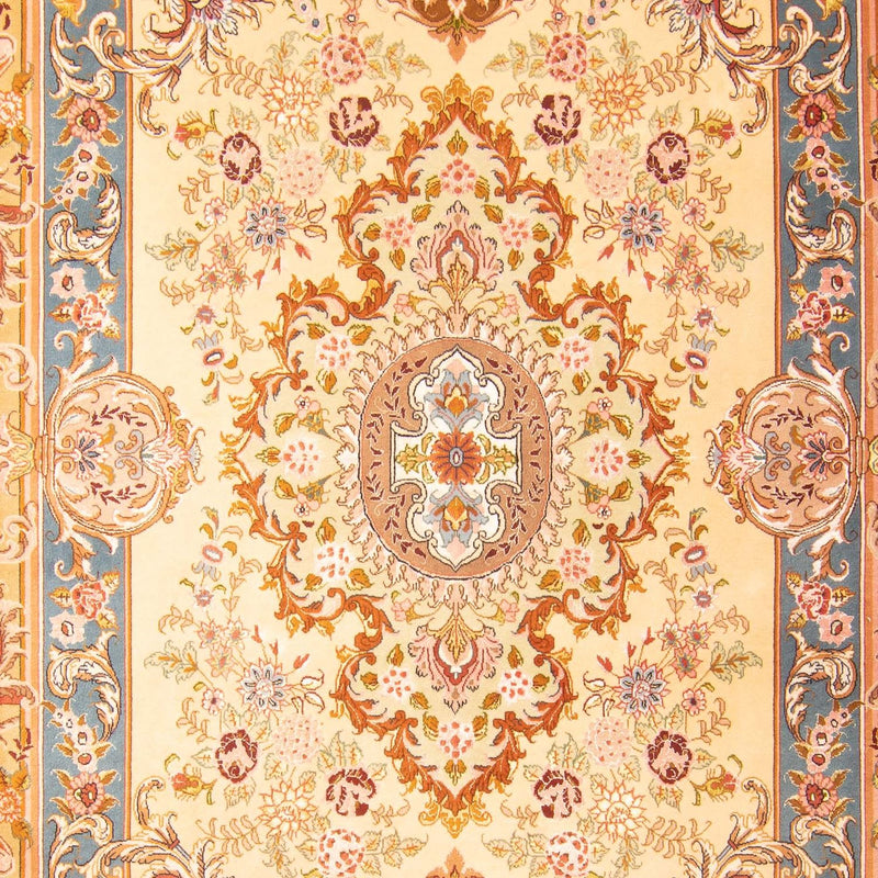 Täbriz - 60 Raj Teppich 145x200cm - Perserteppich - beige