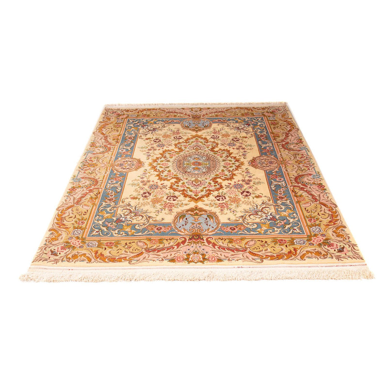 Täbriz - 60 Raj Teppich 145x200cm - Perserteppich - beige