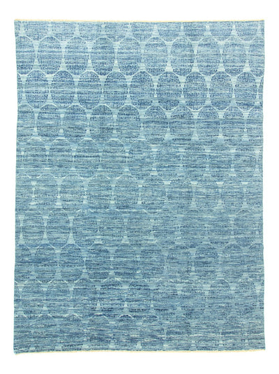 Designer Teppich 243x303cm - hellblau