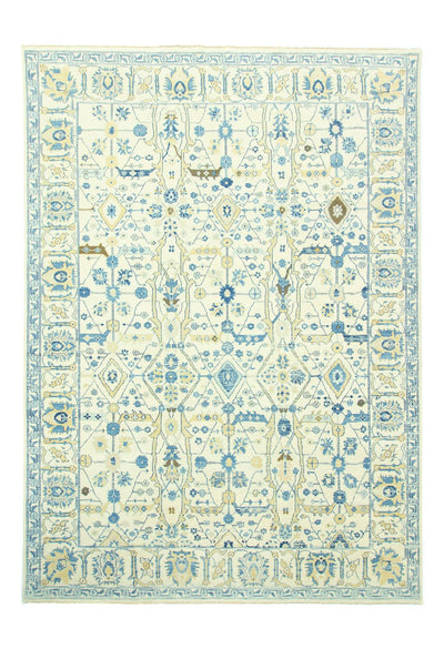 Designer Teppich 310x434cm - hellblau