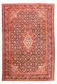 Malayer Teppich 135x202cm - Perserteppich - hellrot