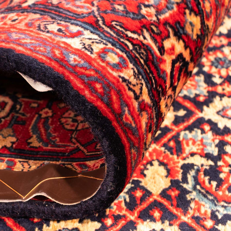 Malayer Teppich 135x202cm - Perserteppich - hellrot