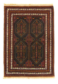 Afghan Teppich 100x140cm - Orientteppich - blau – product image