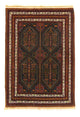 Afghan Teppich 100x140cm - Orientteppich - blau