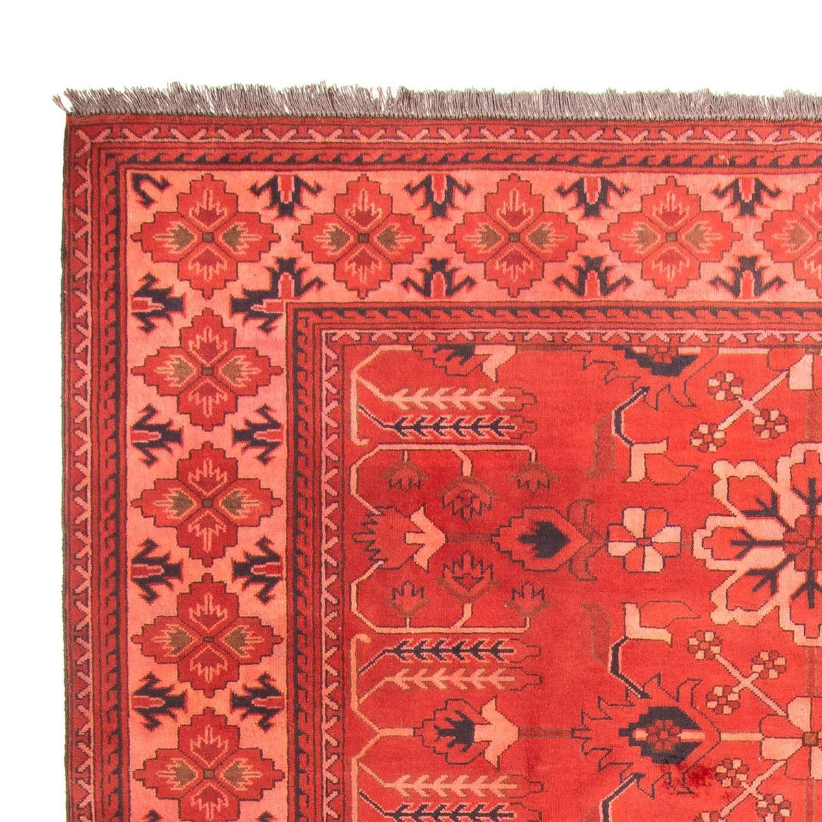 Orientteppich 210 x 296 cm - dunkelrot