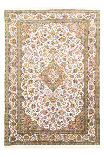 Kaschmir Seide Teppich 153x217cm - Orientteppich - beige
