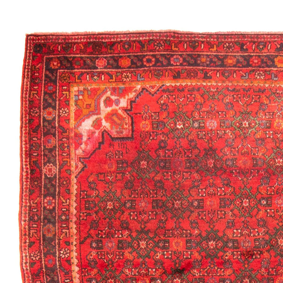 Orientteppich 214 x 302 cm - dunkelrot