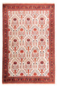 Afghan Teppich 186x270cm - Orientteppich - beige