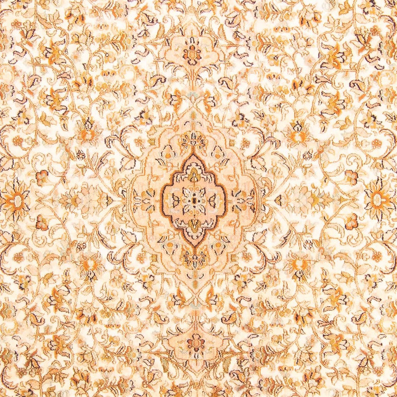 Kaschmir Seide Teppich 186x270cm - Orientteppich - beige