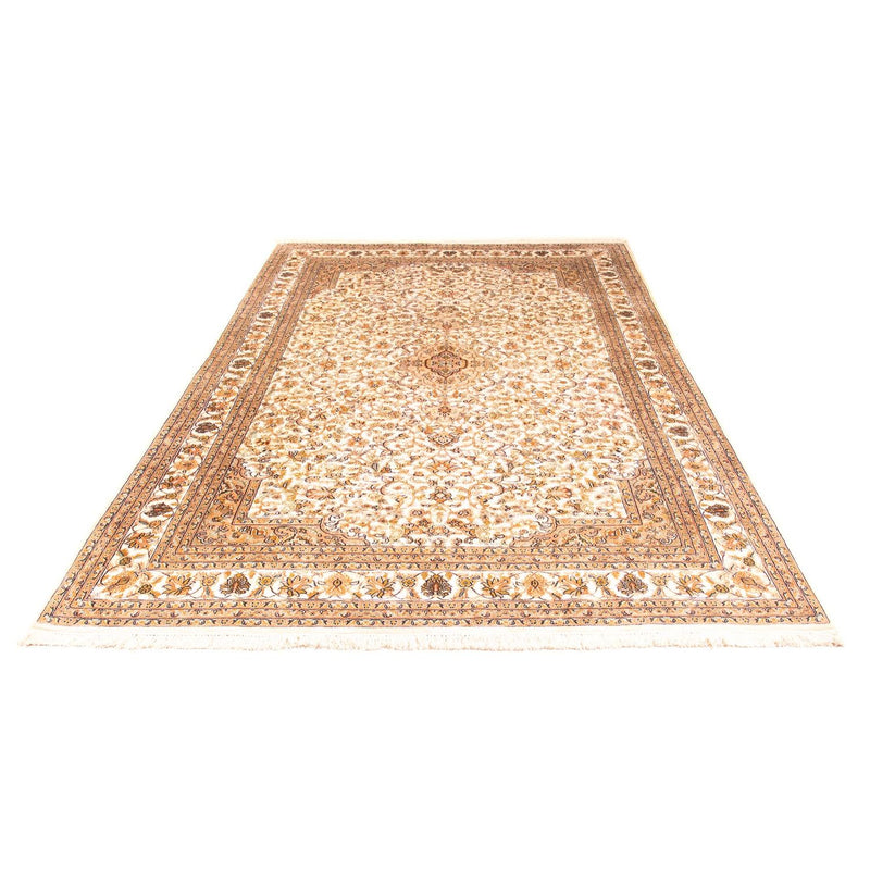 Kaschmir Seide Teppich 186x270cm - Orientteppich - beige