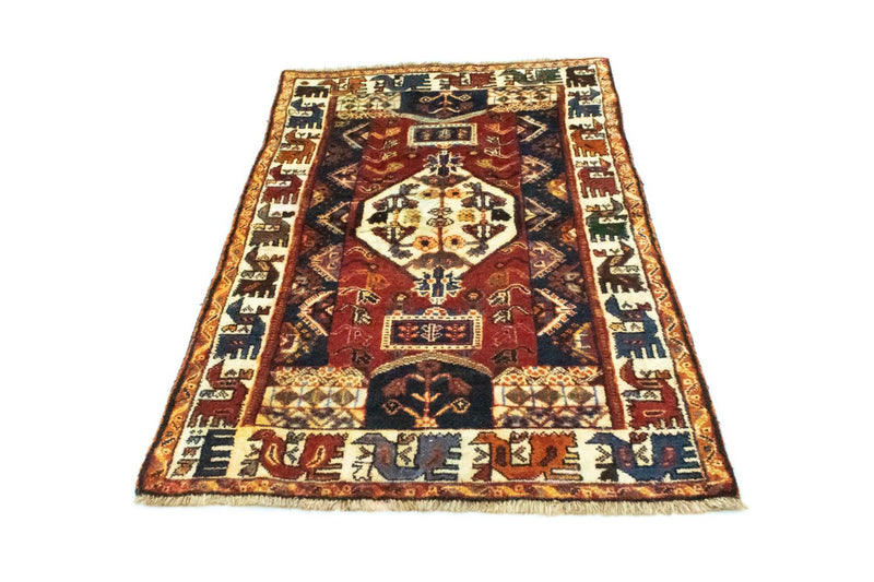 Ghashghai Teppich 91x146cm - Perserteppich - rot