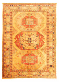 Kazak Teppich 183x253cm - Orientteppich - gold – product image
