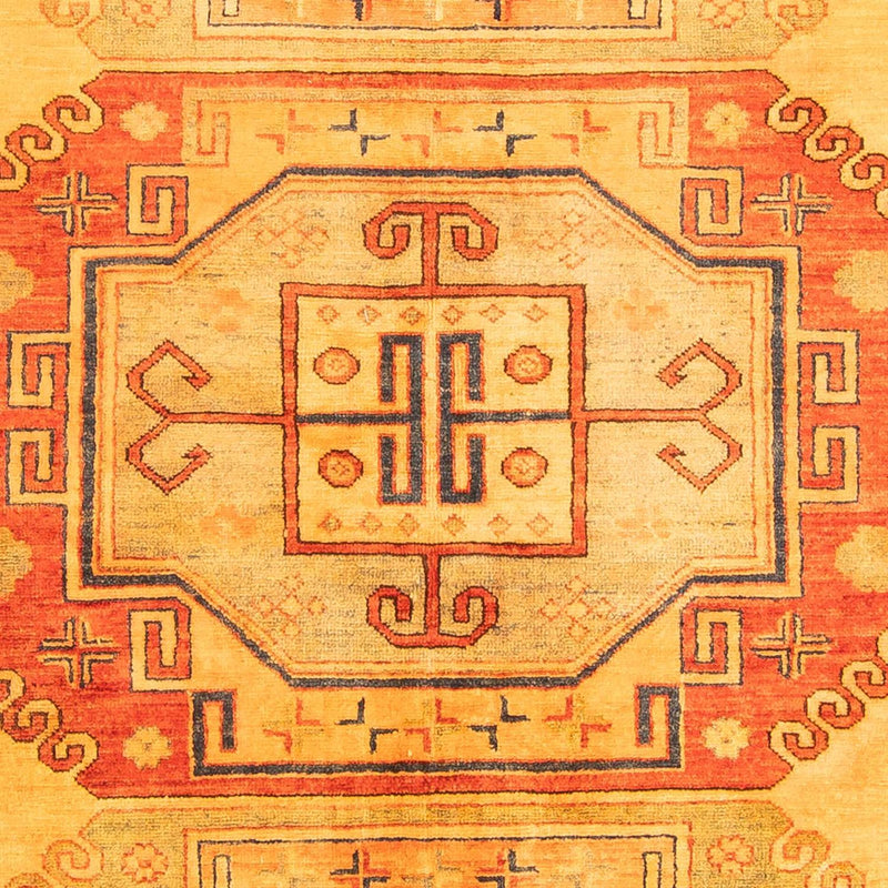 Kazak Teppich 183x253cm - Orientteppich - gold