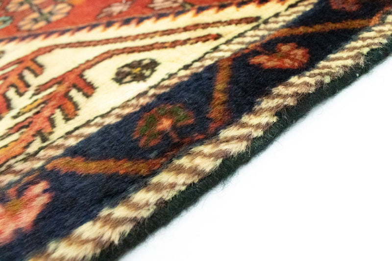 Hamadan Teppich 106x143cm - Perserteppich - orange