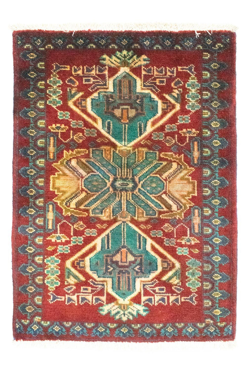 Turkaman Teppich 63x89cm - Orientteppich - rot