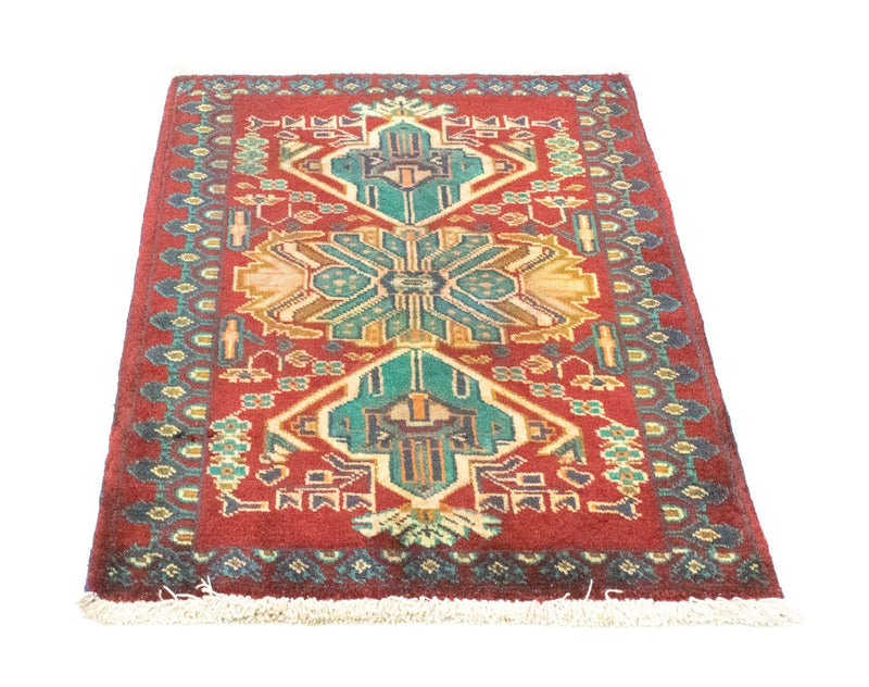 Turkaman Teppich 63x89cm - Orientteppich - rot