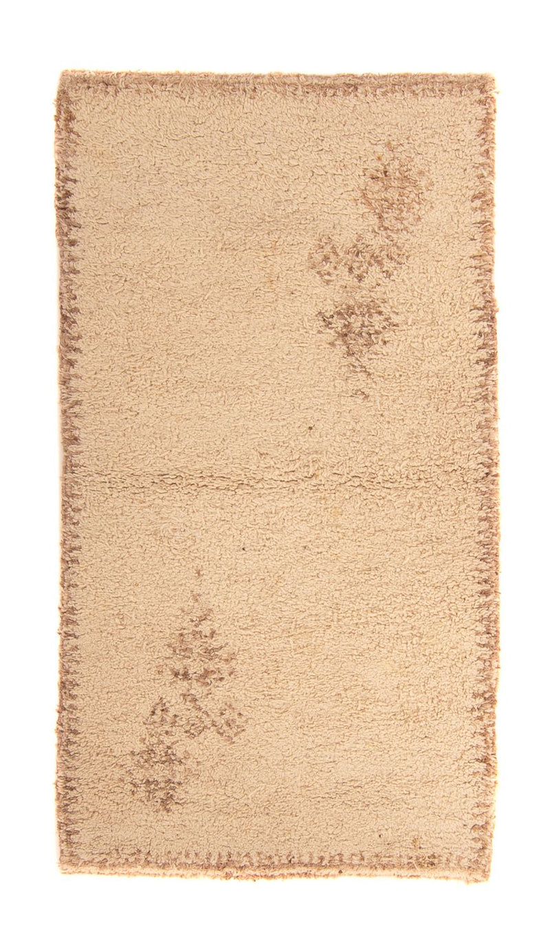 Berber Teppich 86x156cm - Wollteppich - beige