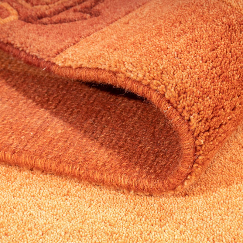 Nepal Teppich 117 x 180 cm - orange