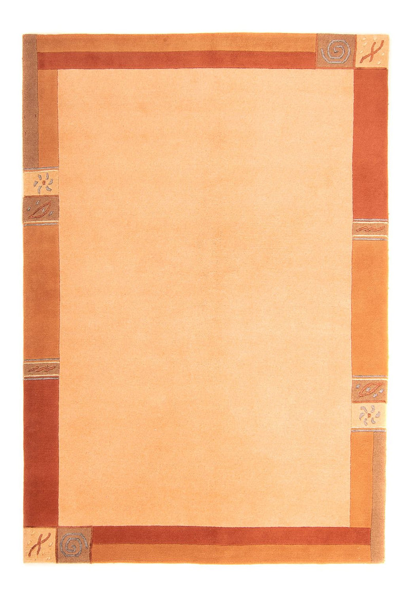 Nepal Teppich 170x237cm - Wollteppich - beige