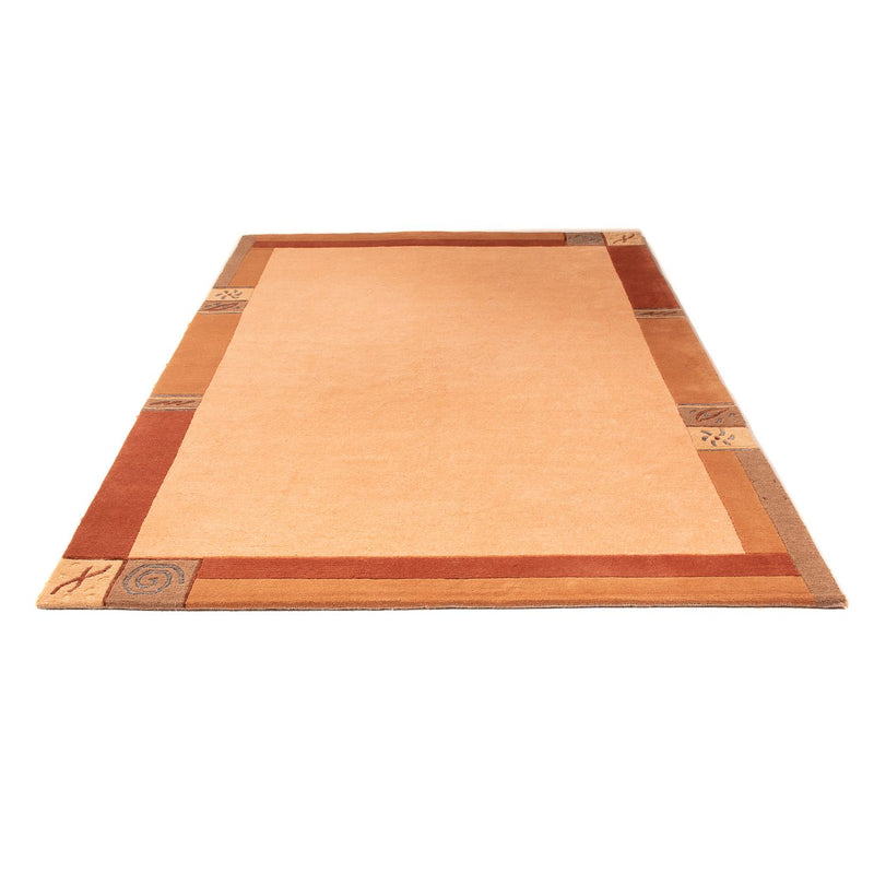 Nepal Teppich 170x237cm - Wollteppich - beige