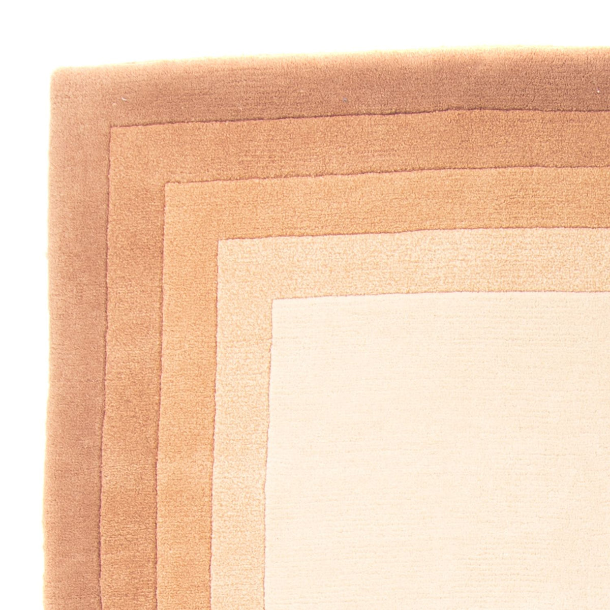 Nepal Teppich 144x198cm - Wollteppich - beige