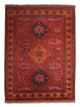 Orientteppich 210 x 313 cm - dunkelrot