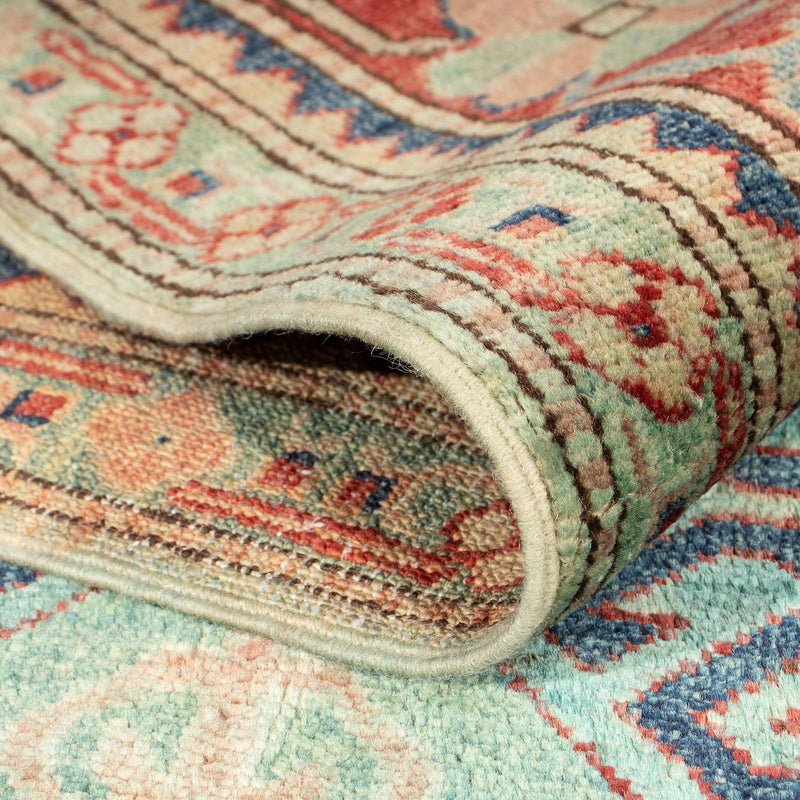 Kazak Teppich 186x267cm - Orientteppich - hellblau