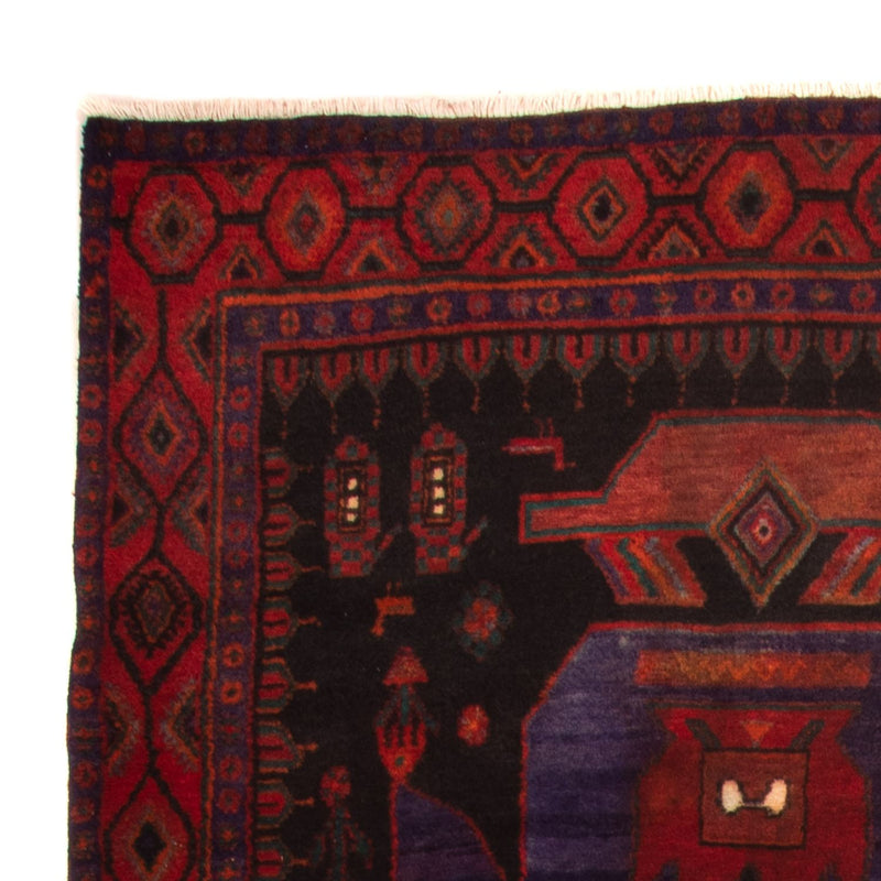 Orientteppich 146 x 380 cm - dunkelblau
