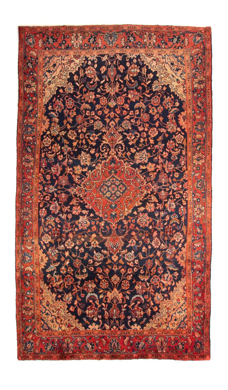 Nahavand Teppich 197x364cm - Perserteppich - dunkelblau