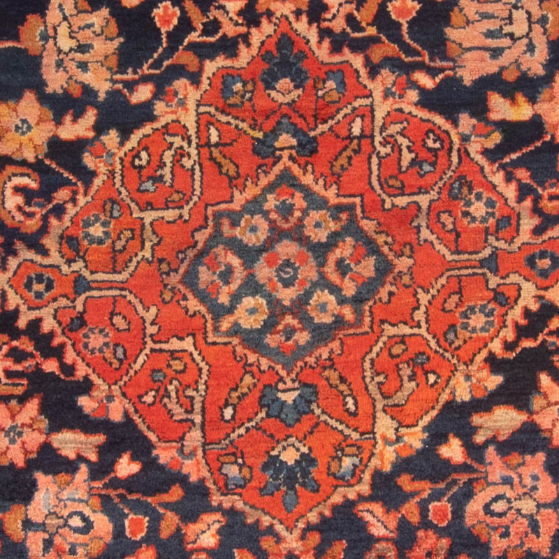 Nahavand Teppich 197x364cm - Perserteppich - dunkelblau