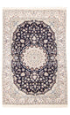 Nain - 6La Teppich 97x150cm - Perserteppich - dunkelblau
