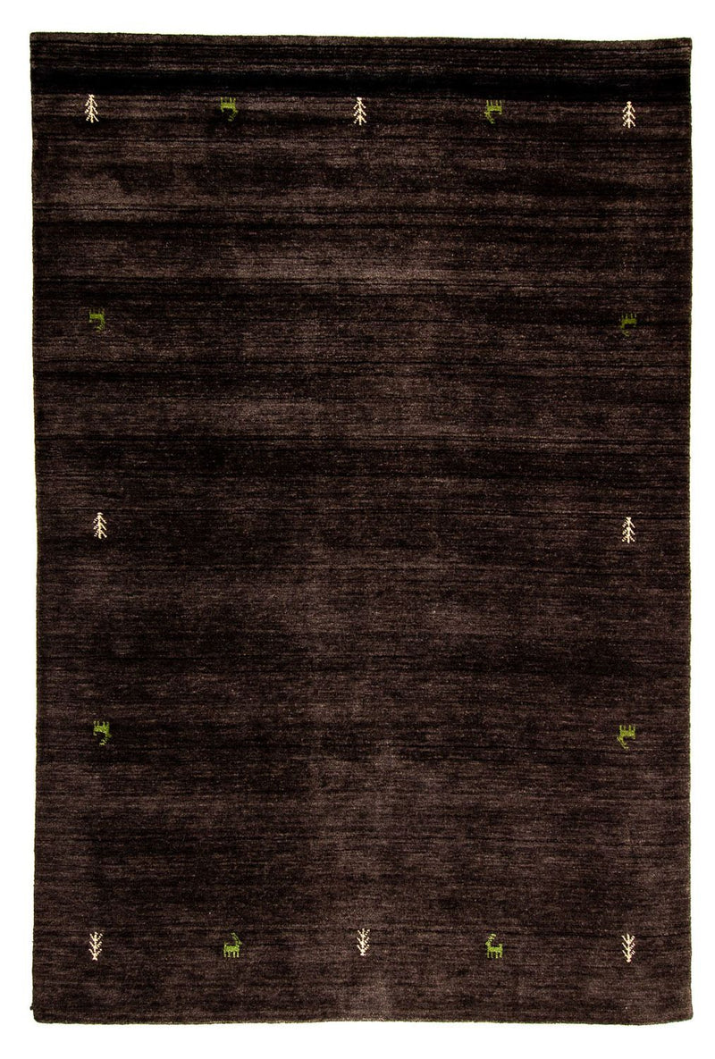 Gabbeh Teppich - Indus 203 x 295 cm - dunkelbraun