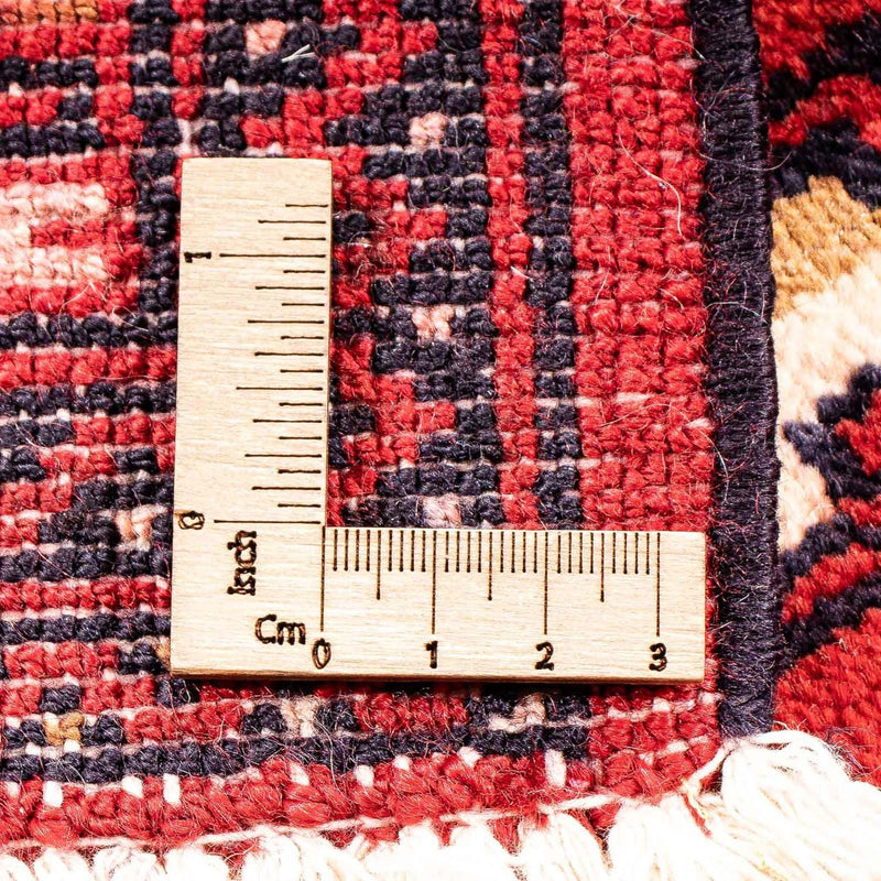 Turkaman Teppich 67x88cm - Orientteppich - dunkelrot