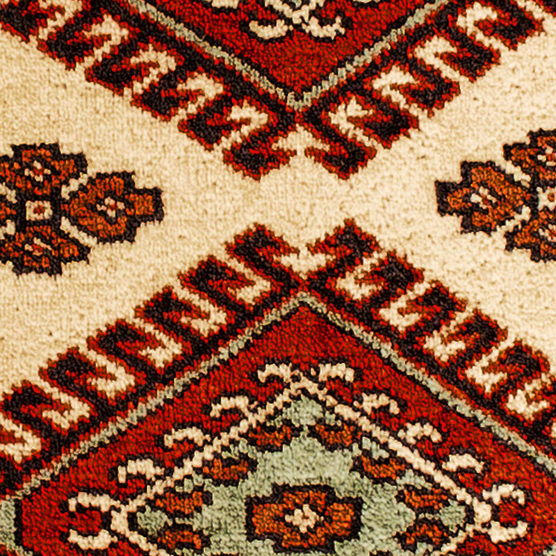 Turkaman Teppich 67x94cm - Orientteppich - beige