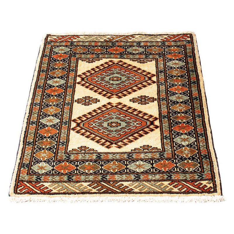 Turkaman Teppich 67x94cm - Orientteppich - beige