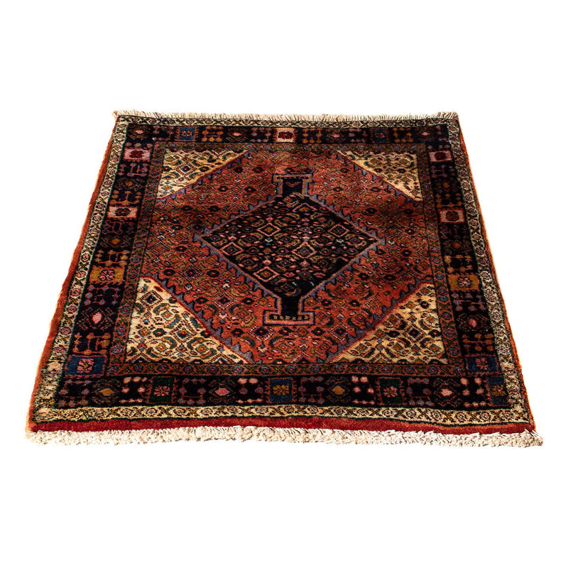 Ardebil Teppich 77x91cm - Perserteppich - hellrot