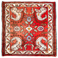 Sarough Teppich 75x81cm - Perserteppich - rot – product image