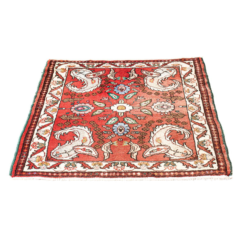 Sarough Teppich 75x81cm - Perserteppich - rot