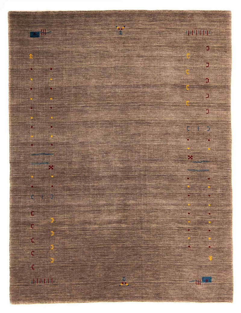 Gabbeh Teppich - Loribaft Indus 144 x 201 cm - braun