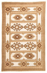 Kelim Modern Teppich 92x149cm - beige – product image